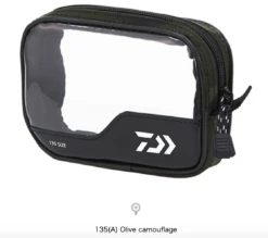 Daiwa 22 Clear Pouch (A) -Visuitrusting Winkel Daiwa22ClearPouch A OliveCamo
