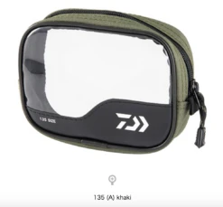 Daiwa 22 Clear Pouch (A) -Visuitrusting Winkel Daiwa22ClearPouch A Khaki