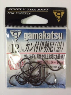 Gamakatsu Iseama Black (Hook 5) -Visuitrusting Winkel Gamakatsu Hook 5.1