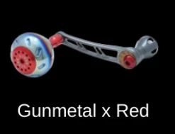 Livre Power Handle 70-75 (Daiwa Compatible) -Visuitrusting Winkel Gunmetal x red d4ac35a1 be13 4a29 a280 d06dd75ccf48