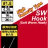 Hitena Soft Worm Hook HA66302 2 Hitena Soft Worm Hook HA66302 -Visuitrusting Winkel Hitena soft worm hook title