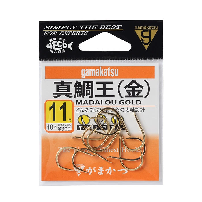 Gamakatsu Madai Ou ISO Hook Gold 2 Gamakatsu Madai Ou ISO Hook Gold