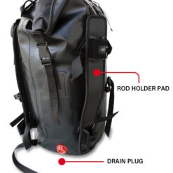 Rippler Fisher Dry Backpack + Rod Holder Pad -Visuitrusting Winkel RippleFisherDryBackpack5