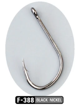 Sasame Kamikaze Black Carbon Hooks F-888/388 - Black Nickel -Visuitrusting Winkel SasameKamikaze3