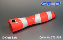 Craftbait GT-3 150g Handmade Popper -Visuitrusting Winkel craftbaitGT 3orangewhite