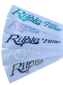Ripple Fisher Logo Sticker 17cm
