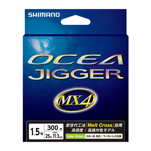 Shimano Ocea Jigger MX4 PE Jigging Line 3 Shimano Ocea Jigger MX4 PE Jigging Line